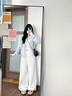 蝶嬌諾（DIEJIAONUO）衛(wèi)衣女2025年秋季女裝新款穿搭女套裝小香風鹽系氣質(zhì)顯瘦港風休閑 開衫+內(nèi)搭+褲子 S 曬單實拍圖