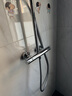 漢斯格雅（Hansgrohe）柯洛梅達(dá)240方形頂噴恒溫龍頭浴室淋浴花灑普通花灑套裝26779007 曬單實(shí)拍圖