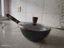迷你小鐵鍋家用小炒鍋無涂層平底一人食電磁爐燃?xì)庥勉@紋/螺紋款 20cm【1-2人】鉆紋無涂層不粘小炒鍋+玻璃蓋 曬單實(shí)拍圖
