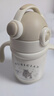貝易音樂(lè )家兒童保溫杯嬰兒6個(gè)月小月齡寶寶吸管水杯316L不銹鋼外出 曬單實(shí)拍圖