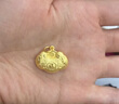 周大福兒童寶寶百福長命鎖周歲滿月禮足金黃金吊墜(工費(fèi):160計(jì)價(jià))EOF98 足金 約4.95g 曬單實(shí)拍圖