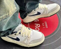 耐克男子復古低幫運動(dòng)鞋冬季經(jīng)典舒適簡(jiǎn)約NIKE FULL FORCE FZ3595 100白色/深藏青/淺鐵礦石灰 42 曬單實(shí)拍圖