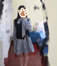 闊色（kuose）藍(lán)色背心馬甲格紋襯衫連衣裙兩件套裝女2025春季新款裙子秋 格紋連衣裙2008 M 曬單實拍圖