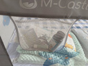 M-CASTLE床圍欄嬰兒童床上擋板寶寶床邊防摔床護欄三面拼接防夾防掉床圍擋 銀河灰 單面裝 2.0米 曬單實(shí)拍圖