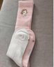 迪士尼兒童襪子夏季長(zhǎng)筒襪女孩棉高筒襪 DSP3485白+粉 14-16cm 曬單實(shí)拍圖
