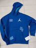 Jordan耐克AJ童裝男童連帽衛衣25秋季新款兒童潮流印花上衣 法國藍 曬單實(shí)拍圖