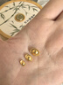 周六福  黃金足金999大發(fā)家國潮麻將牌投資金系列 計價(jià) 搖骰子-2g 曬單實(shí)拍圖