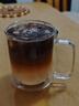 品喻（PINYU）雙層玻璃杯馬克杯咖啡杯高顏值杯子家用高硼硅水杯茶杯加厚300ml 曬單實拍圖