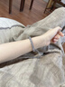 范嘉倫（VanCalen）和田玉手串女老坑料煙紫玉手鏈玉石手串手飾玉手鏈七夕送女友禮物 【收藏級仙煙紫】-8mm 曬單實(shí)拍圖