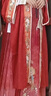 重回漢唐佳鵲雙棲宋制漢服婚服女款原創(chuàng  )重工刺繡鳳冠霞帔全套 故宮紅直領(lǐng)對襟大袖衫/現貨 M 曬單實(shí)拍圖