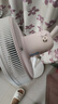美的（Midea）電風(fēng)扇 家用七葉立式落地扇宿舍臥室輕音節(jié)能搖頭桌面小風(fēng)扇大風(fēng)力空氣循環(huán)風(fēng)扇 SAF30AC  曬單實拍圖