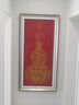 滿(mǎn)繡園高端織錦繡福祿刺繡玄關(guān)葫蘆掛畫(huà)現代簡(jiǎn)約進(jìn)門(mén)過(guò)道走廊蘇繡裝飾畫(huà) 黑金平安百福圖 160*80 曬單實(shí)拍圖