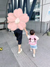 迪士尼愛莎公主女童牛仔短褲夏季兒童褲子女孩五分褲LX82179 淺藍(lán)110 曬單實(shí)拍圖