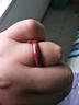 BJYL扳指戒指男士國潮流本命年朱砂戒指男款復古民族風(fēng)閉口尾戒禮物 圈口19/戒圈19# 曬單實(shí)拍圖