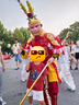 孫悟空如意金箍棒可聲控自動(dòng)伸縮激光寶劍兒童玩具男孩魔法熒光棒 玫瑰金【金箍棒】智能吹控聲控-三擋模式 曬單實(shí)拍圖