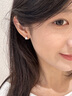 timebetter水滴銀耳釘女925銀耳環(huán)小眾高級感簡(jiǎn)約時(shí)尚女士銀白色靈動(dòng)晶瑩 水滴銀耳釘/主石尺寸約6*8mm 925銀材質(zhì) 曬單實(shí)拍圖