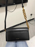BEEGUCI酷奇今年流行小眾輕奢法棍腋下包包女2025新款單肩包斜挎小方包 黑色 曬單實(shí)拍圖