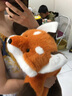 EZF趴趴小熊貓玩偶毛絨玩具狐貍公仔抱枕送對象生日禮物 狐貍 小 60cm 曬單實(shí)拍圖
