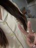 朵朵棉萊卡棉女款家居服套裝純棉新款情侶睡衣女春秋長(cháng)袖 米杏膚一套 L 曬單實(shí)拍圖