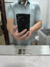 金利來(lái)（Goldlion）男裝含桑蠶絲條紋修身短袖t恤男士款透氣商務(wù)休閑體恤衫 淺綠-14 3XL 曬單實(shí)拍圖
