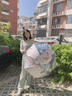 WCZ德國(guó)全自動(dòng)遮陽(yáng)傘女雙層防曬防紫外線(xiàn)小巧便攜太陽(yáng)傘晴雨兩用 加大16骨鈦金防曬-白玫瑰 101CM 曬單實(shí)拍圖