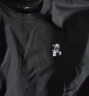 佐丹奴短袖t恤男夏季新款純棉圓領(lǐng)刺繡恤趣味休閑短袖上衣13025503 02黑色(卡通) M 曬單實(shí)拍圖