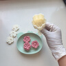 杰凱諾（Jekero）中秋節(jié)月餅?zāi)＞?綠豆糕壓膜 櫻花4花冰皮月餅?zāi)＞?50g4花片 曬單實拍圖