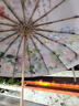 颯望德國太陽(yáng)傘防紫外線(xiàn)全自動(dòng)雙層防曬晴雨兩用遮陽(yáng)傘女小巧便攜 春日牡丹 16骨 曬單實(shí)拍圖