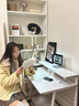 苡茉小戶(hù)型電腦桌子小型家用移動(dòng)書(shū)桌臥室單人簡(jiǎn)易雙層臺式電腦桌白9 曬單實(shí)拍圖