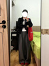 韓思優(yōu)高檔咖色西裝闊腿褲女夏季2025新款垂墜感高級感氣質(zhì)拖地直筒褲子 灰色【常規款】 【柜貨精裁】 M /27-建議95-105斤 曬單實(shí)拍圖