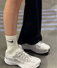 耐克（NIKE）官方男女童P-6000大童運(yùn)動(dòng)鞋秋季千禧復(fù)古跑鞋風(fēng)HV5064 003淺銀灰/淺銀灰/白/金屬銀 38 曬單實(shí)拍圖