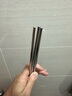 炊大皇 316L不銹鋼筷子防滑不發(fā)霉家用金屬筷子 10雙裝 曬單實(shí)拍圖