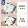 IPOOSI嬰兒定型枕新生兒寶寶0-3-6個月以上四季通用透氣硅膠涼感枕 【涼感透氣枕芯+枕套】 0-2歲 竹影熊貓 曬單實拍圖