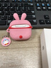 ROCK哆啦A夢適用Airpods4保護(hù)套Airpods四代耳機(jī)套保護(hù)殼Apple耳機(jī)殼全包硅膠防摔防塵卡通可愛軟殼粉 曬單實拍圖
