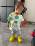 幸福瑪麗（Cheerful Mario）兒童雨鞋男童雨靴水鞋2歲寶寶水鞋套鞋防滑女童幼兒防水女款膠鞋 曬單實(shí)拍圖