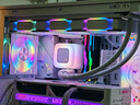 九州風(fēng)神（DEEPCOOL）冰果360水冷CPU散熱器白色/300W/動(dòng)感果凍光效/PWM調(diào)速水泵/3年質(zhì)保/支持1851 曬單實(shí)拍圖
