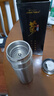 JRINKTEEA品牌316不銹鋼茶水分離保溫杯商務(wù)男士泡茶杯車載燜茶杯戶外定制 2409全鋼原色500ml帶隔檔 曬單實(shí)拍圖