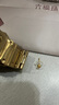 六福珠寶 足金幾何圓泡釘黃金耳釘實(shí)心耳飾計(jì)價(jià)G16TBGE0004 約1.05克 曬單實(shí)拍圖