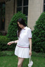 HONMA【專業(yè)高爾夫】2025夏季女士短袖Polo衫親膚輕盈運動百搭翻領(lǐng) 亮白 M 曬單實拍圖
