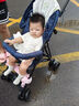 小龍哈彼（Happy dino）嬰兒推車兒童輕便折疊溜娃神器傘車冬夏兩用 藍(lán)色 LD099-H-U032B 曬單實(shí)拍圖