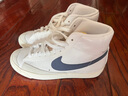 耐克NIKE運動板鞋高幫女BLAZER MID '77運動鞋CZ1055-125白38 曬單實拍圖