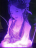 手工錘子玻璃畫(huà)玻璃敲擊畫(huà)琉璃玻璃人像畫(huà)定制生日禮物送女朋友 8寸(15*20cm)+USB插電底座+禮盒 曬單實(shí)拍圖
