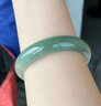 KZD老鳳凰時(shí)尚聚財冰糯種仿玉翡翠手鐲白月光玉鐲子飄綠少女款翡翠處 冰糯8 m m蛇年聚財老鳳祥 5 6圈 口適合90-106斤佩戴 曬單實(shí)拍圖
