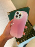 穹燃適用蘋果16promax手機(jī)殼iPhone16promax保護(hù)套全包氣囊防摔鐳射漸變帶掛繩女款 【糖果粉】鐳射鏡頭純色暈染氣囊防摔 iPhone 16 Pro Max 曬單實(shí)拍圖