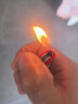 草蜢（CRICKET）原裝進(jìn)口打火機(jī)10支一次性火石砂輪廣告定制 純白紅頭 曬單實(shí)拍圖