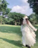 邦帛世法式長(zhǎng)袖連衣裙2025年春秋新款女設(shè)計(jì)感溫柔風(fēng)森系網(wǎng)紗超仙仙女裙 長(zhǎng)袖連衣裙【純白】 M （適合85-100） 曬單實(shí)拍圖