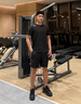 DESCENTE迪桑特TRAINING系列綜訓(xùn)訓(xùn)練運(yùn)動(dòng)健身男士短袖針織衫 BK-Tap Shoe 2XL (185/104A) 曬單實(shí)拍圖