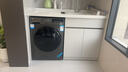 海爾（Haier）滾筒洗衣機(jī)全自動(dòng)10公斤大容量超薄平嵌一級(jí)能效變頻節(jié)能除菌瞞39S初色系列國(guó)家補(bǔ)貼20%以舊換新 【洗烘一體】六維減震+智投+3檔空氣洗+清潔毛絮 曬單實(shí)拍圖