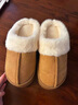 高幫包跟棉鞋女毛絨保暖鞋女士厚底防滑棉拖加絨加厚棉拖鞋冬季 包跟半拖3.5cm 36 -37（適合35-36碼） 曬單實(shí)拍圖