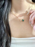 LOLAROSE羅拉經(jīng)典玫瑰常青藤項鏈女新款輕奢小眾爆款生日禮物 【25年新品】孔雀石雙葉 曬單實(shí)拍圖